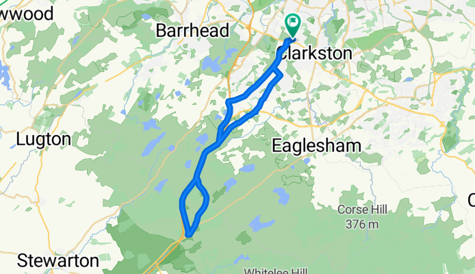 Giffnock A77 Mearnskirk A77 Giffnock