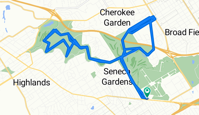 Moderate route in Louisville