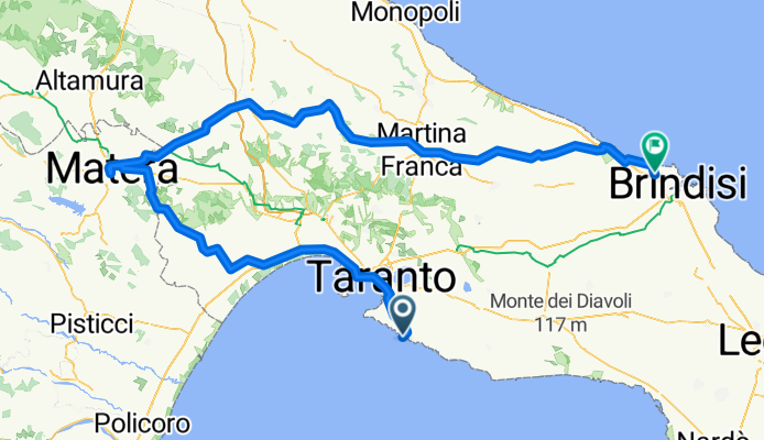 Taranto - Matera - Brindisi