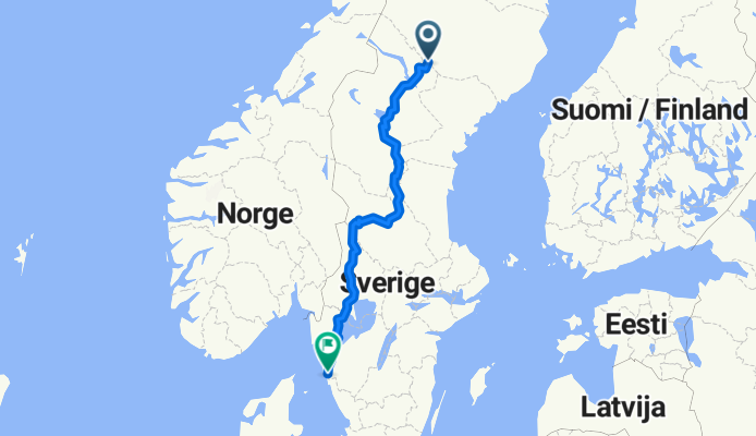 2_Dorotea-Göteborg_1137km