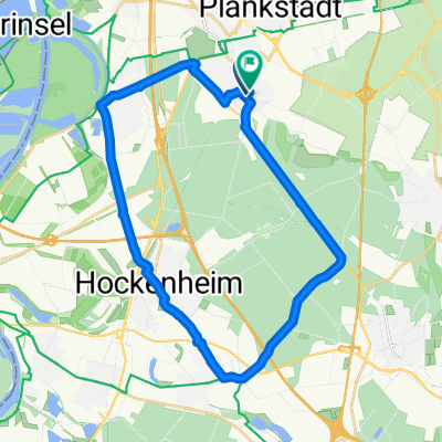 Kleine Oftersheim, Reilingen, Hockenheim und Ketsch - Rundfahrt