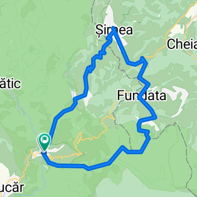 Podul Dambovitei-Fundatica-Fundata-Sirnea-Ciocanu-Pod D