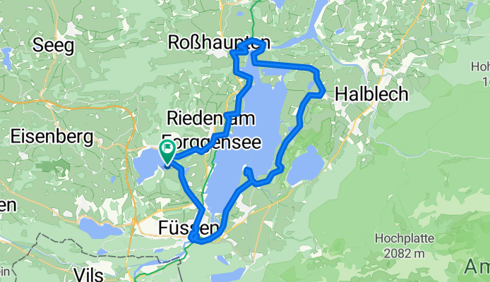 Gemütliche Route in Füssen