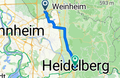 Route in der Bikemap App öffnen