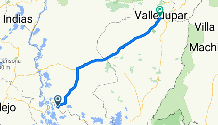 Vuelta a Colombia inventada etapa 4 Santa Ana- Valledupar