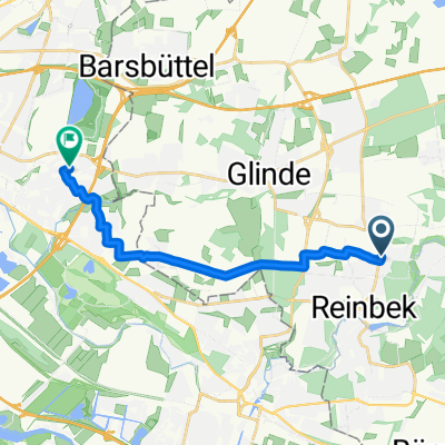 Route im Schneckentempo in Hamburg