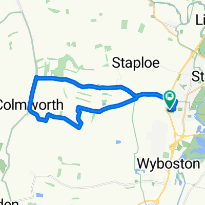 Slow ride in St Neots