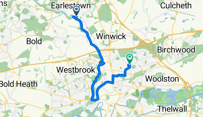 Moderate route in Warrington