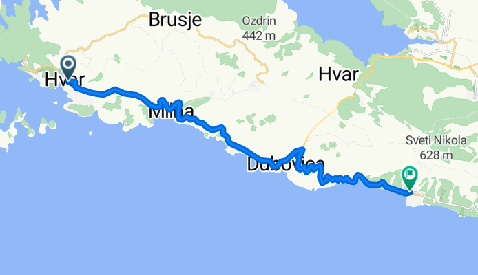 Moderate route in Sveta Nedjeljay