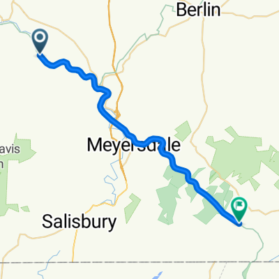 to eastern continental divide