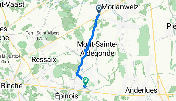 Itinéraire modéré en Binche