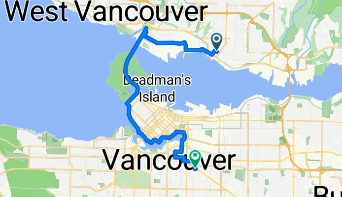 Home to Western Post via Seawall