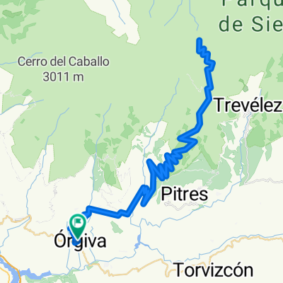Orgiva - Mulhacen - Orgiva
