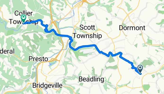 castle Shannon to panhandle trail