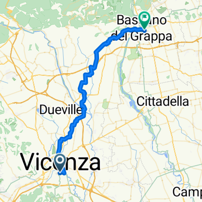 Vicenza - Bassano Del Grappa teinstation  44 km