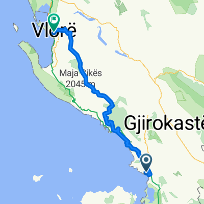 Sarande to Vlore
