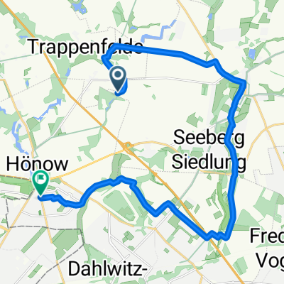 Moderate Route in Hoppegarten