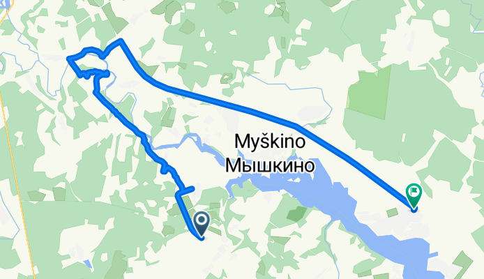 Moderate route in Sputnik