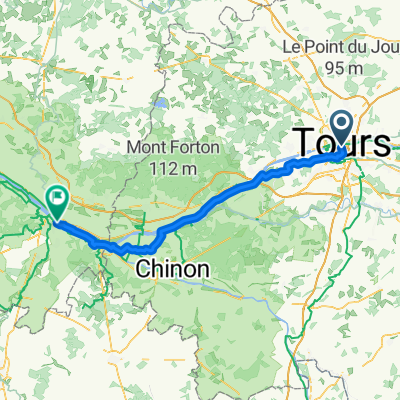 Tours - Saumur Vélo