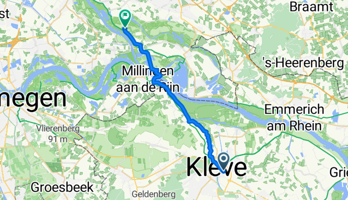 Kleve-Düffelward-Millingen-Pannerden
