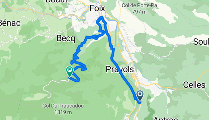 Foix- Prat d'Albis desde Pont del Diable
