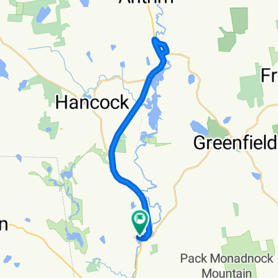 Snail-like route in Peterborough