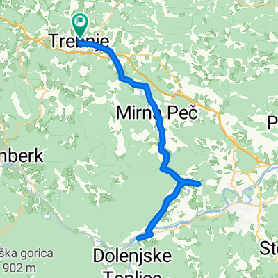 trebnje, mirna peč, vrhovo, straža, prečna, trebnje