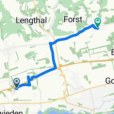 Route im Schneckentempo in Moosthenning