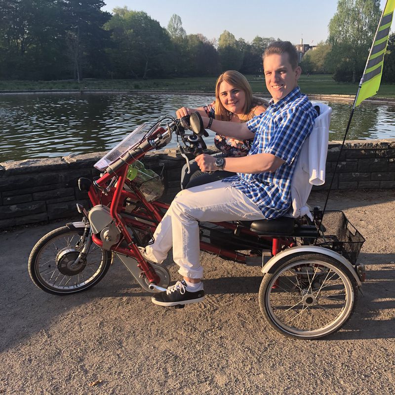 Gerade Fahrt in Bottrop