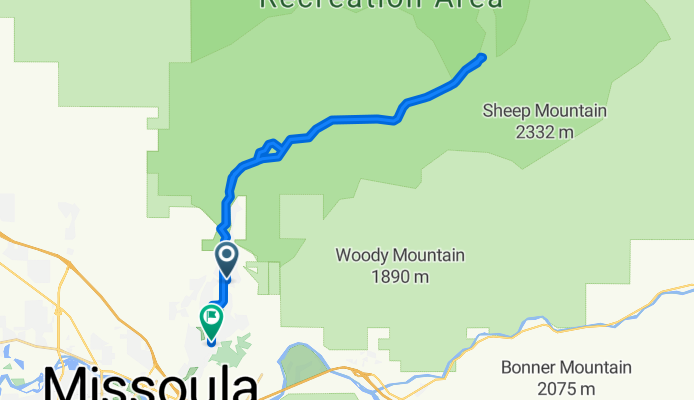 Steady ride in Missoula