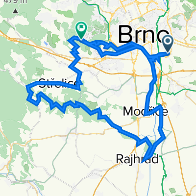 Okolo Brna JZ se zastávkou na Vechtrovně