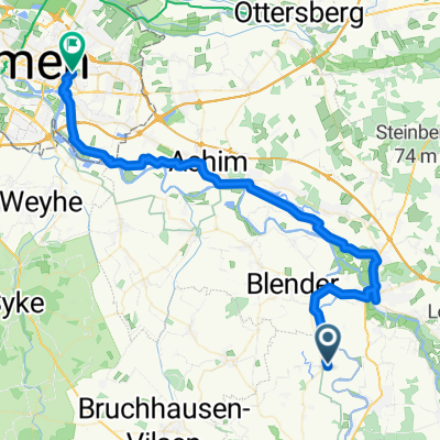 Route im Schneckentempo in Bremen