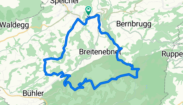 Einfache Fahrt in Trogen