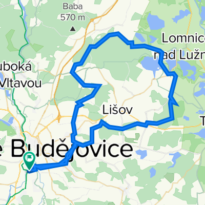 ČB - r.Dvořistě - Ševětín (terén 70%)