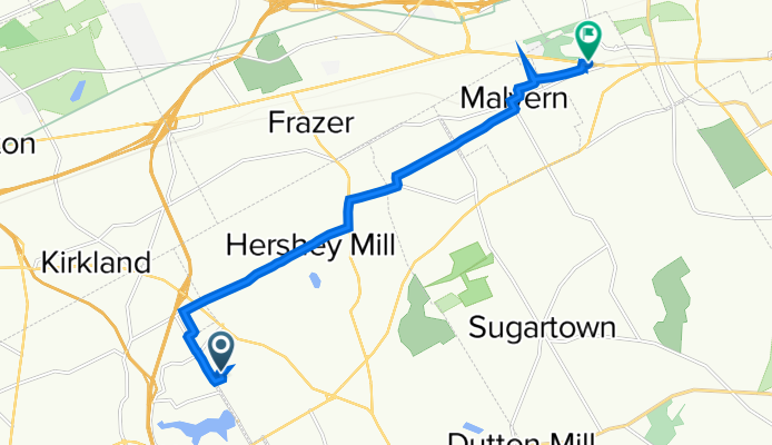 Relaxed route in Wayne