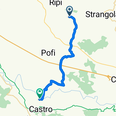 Percorso moderato in Castro dei Volsci