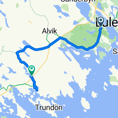 Moderate route in Luleå