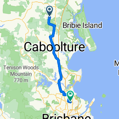 Easy ride in Glass House Mountains