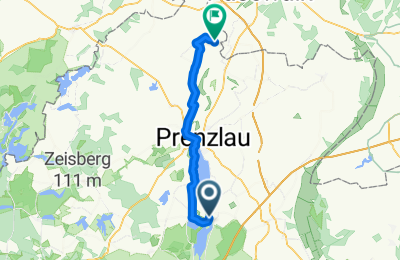 Route in der Bikemap App öffnen