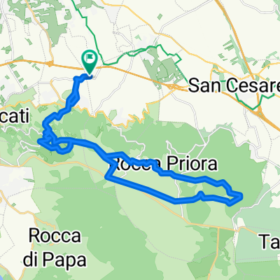 monte Porzio, Tuscolo, monte Salomone, rocca Priora, monte Ceraso e ritorno