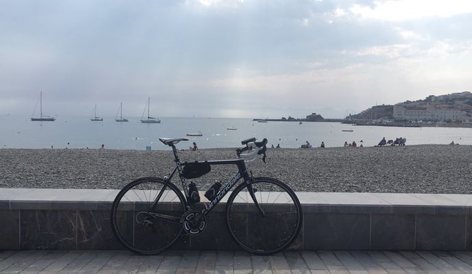 Photo 1 of the Bikemap route "Steady ride in Argeles-sur-Mer"