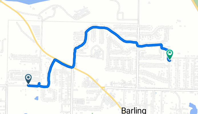 Relaxed route in Barling