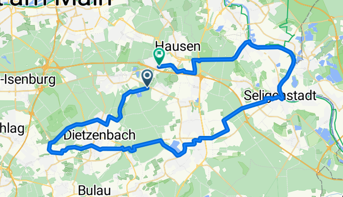 Obertshausen-Dreieich-Seligenstadt und zurück