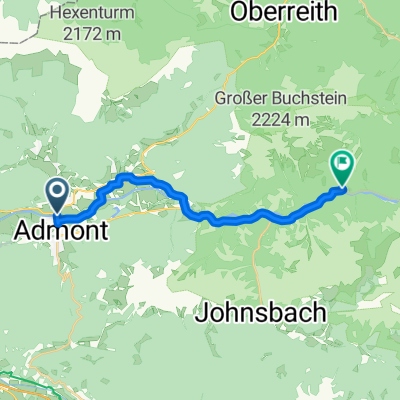 Moderate route in Gstatterboden