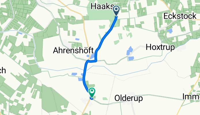 Route im Schneckentempo in Immenstedt
