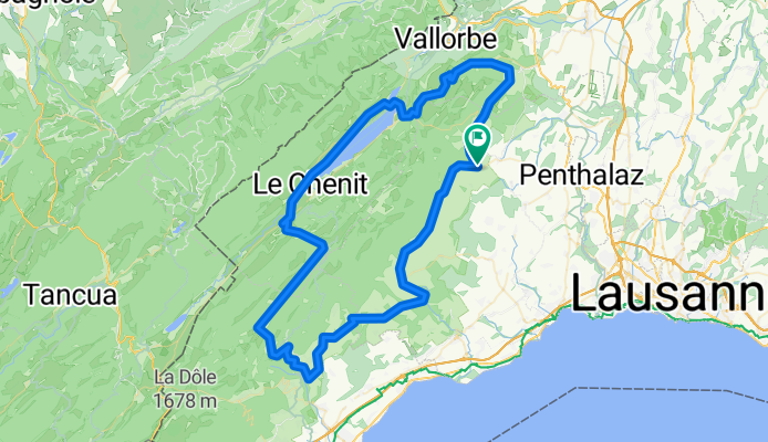 Boucle L'Isle- Bière - Le Brassus -Vaulion