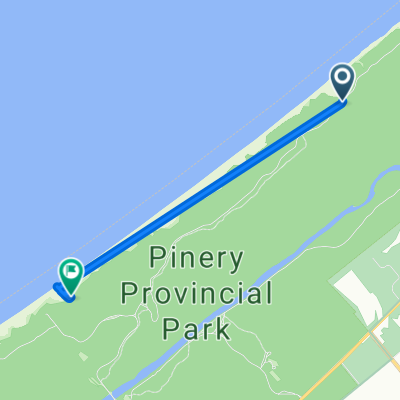 Slow ride in Lambton Shores