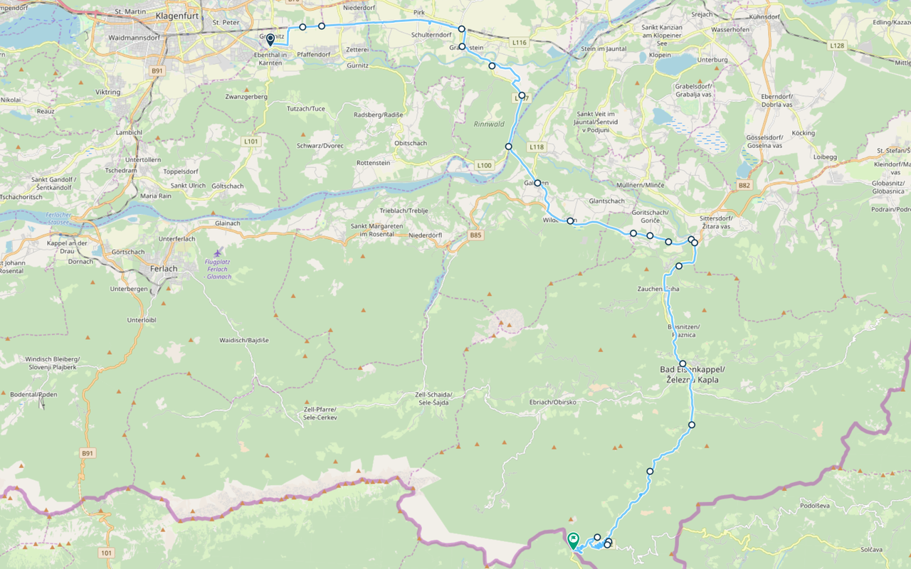 Ebenthal in Kärnten - Seeberg-Sattel