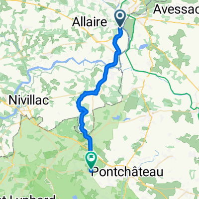 Relaxed route in Sainte-Reine-de-Bretagne