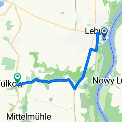 Route im Schneckentempo in Lebus